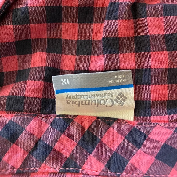 Columbia Women's Button Up Gingham Check Shirt - Picture 4 of 4